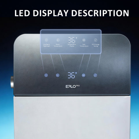 EPLO M3 Smart Elongated toilet Bidet ADA Compliant WaterSense Moving Dryer UVC Sanitize
