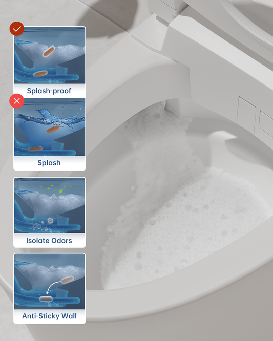 EPLO E18PRO Smart Toilet with Bidet - One-piece Auto Flush Heated Seat