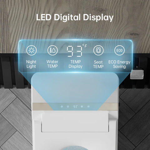 EPLO G20 Smart Bidet Toilet ADA Compliant AUTO Flush Warm Dryer