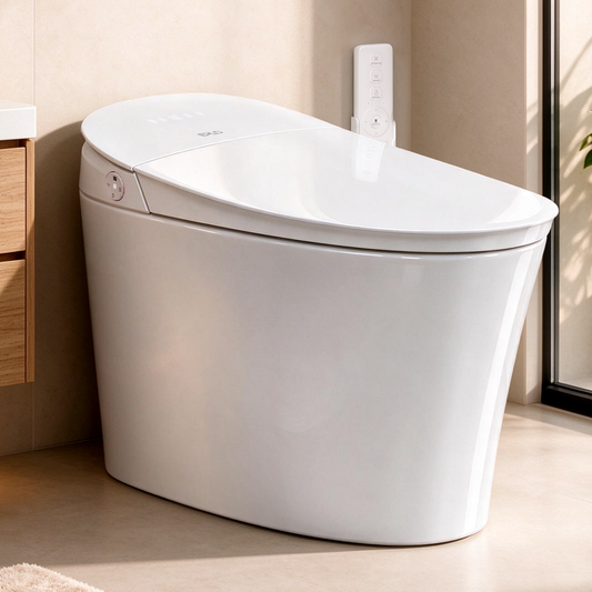 EPLO E18MAX Smart Toilet with Bidet - 1000g Power Flush AUTO Open/Close Moving Dryer