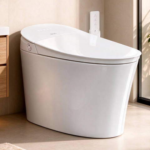 EPLO E18MAX Smart Toilet with Bidet - 1000g Power Flush AUTO Open/Close Moving Dryer
